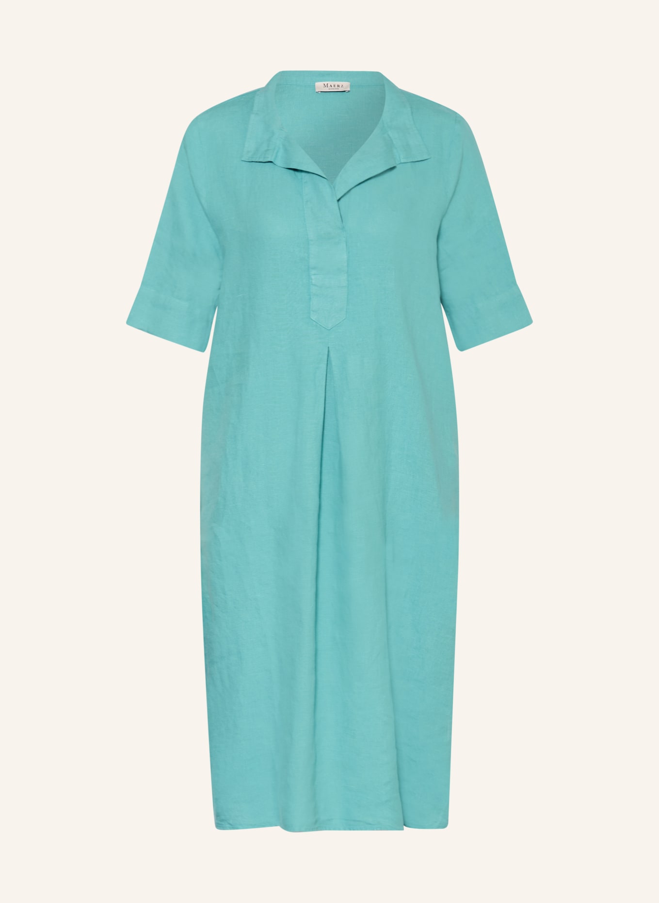 MAERZ MUENCHEN Linnen jurk: LICHTBLAUW