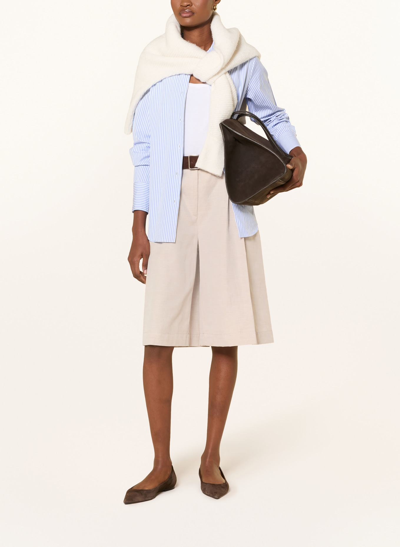 MAERZ MUENCHEN bermuda's: BEIGE