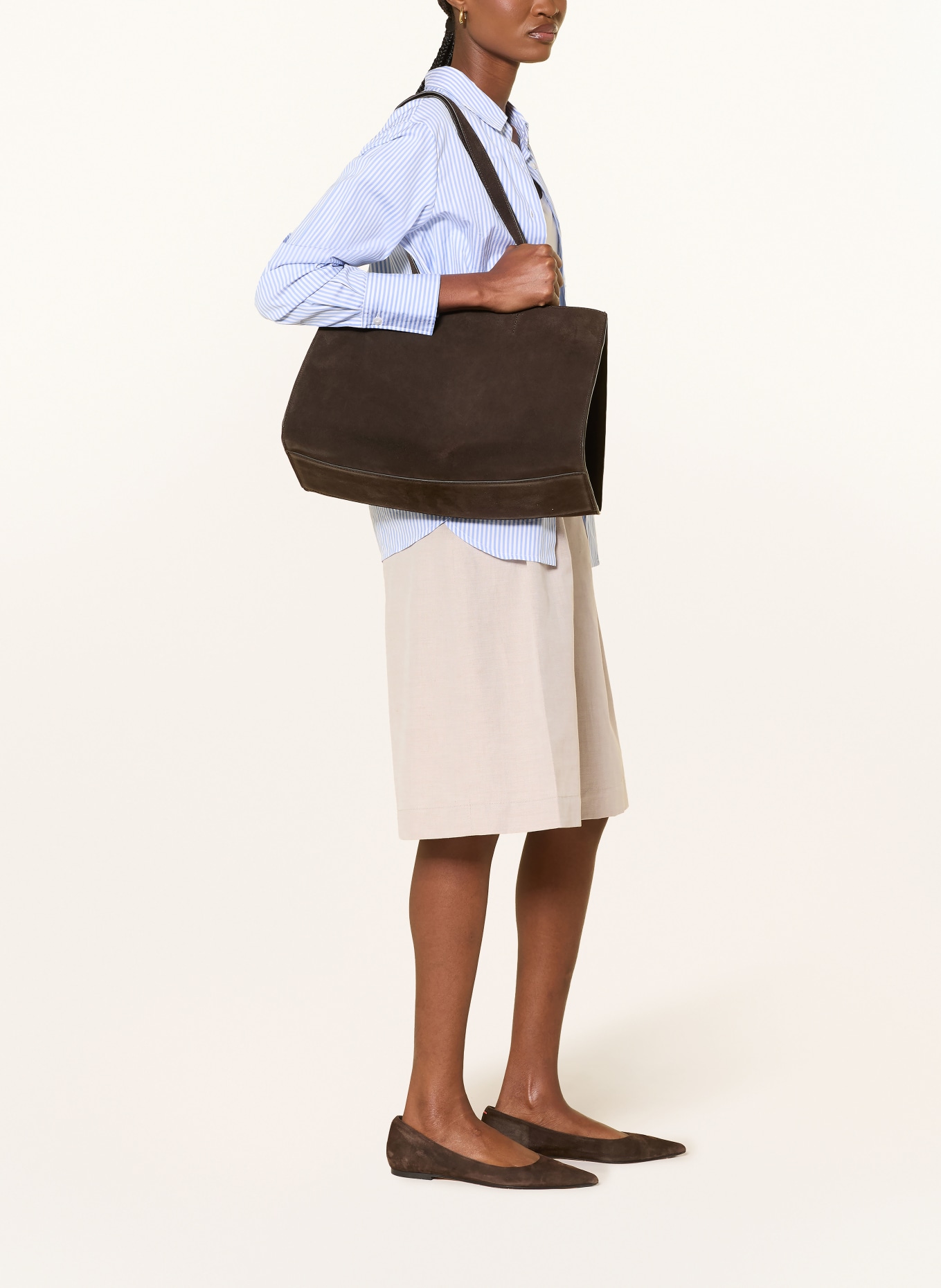 MAERZ MUENCHEN bermuda's: BEIGE