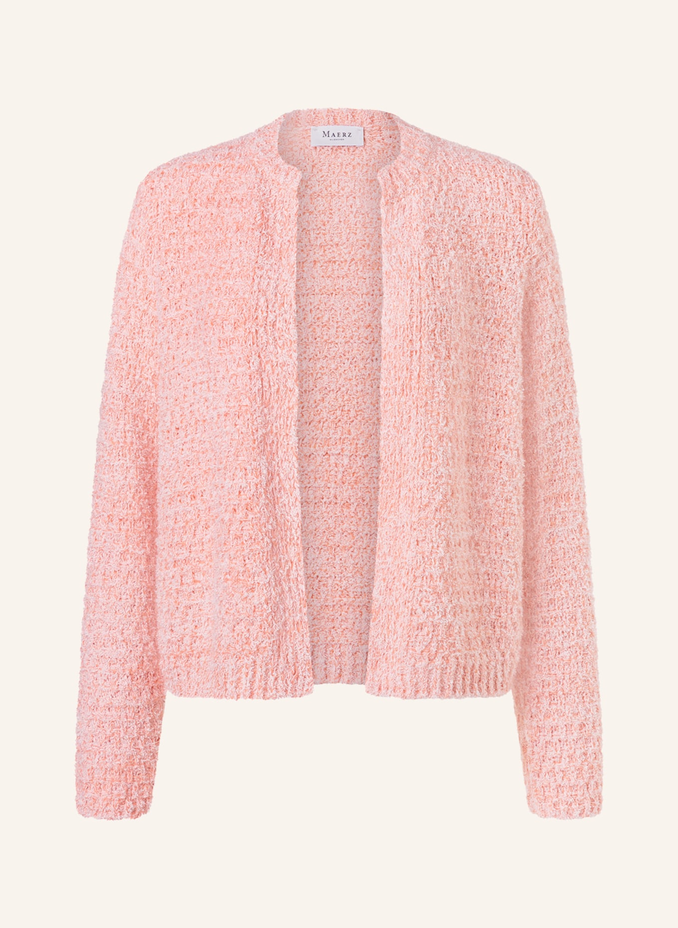 MAERZ MUENCHEN knitted cover: LIGHT RED / SALMON