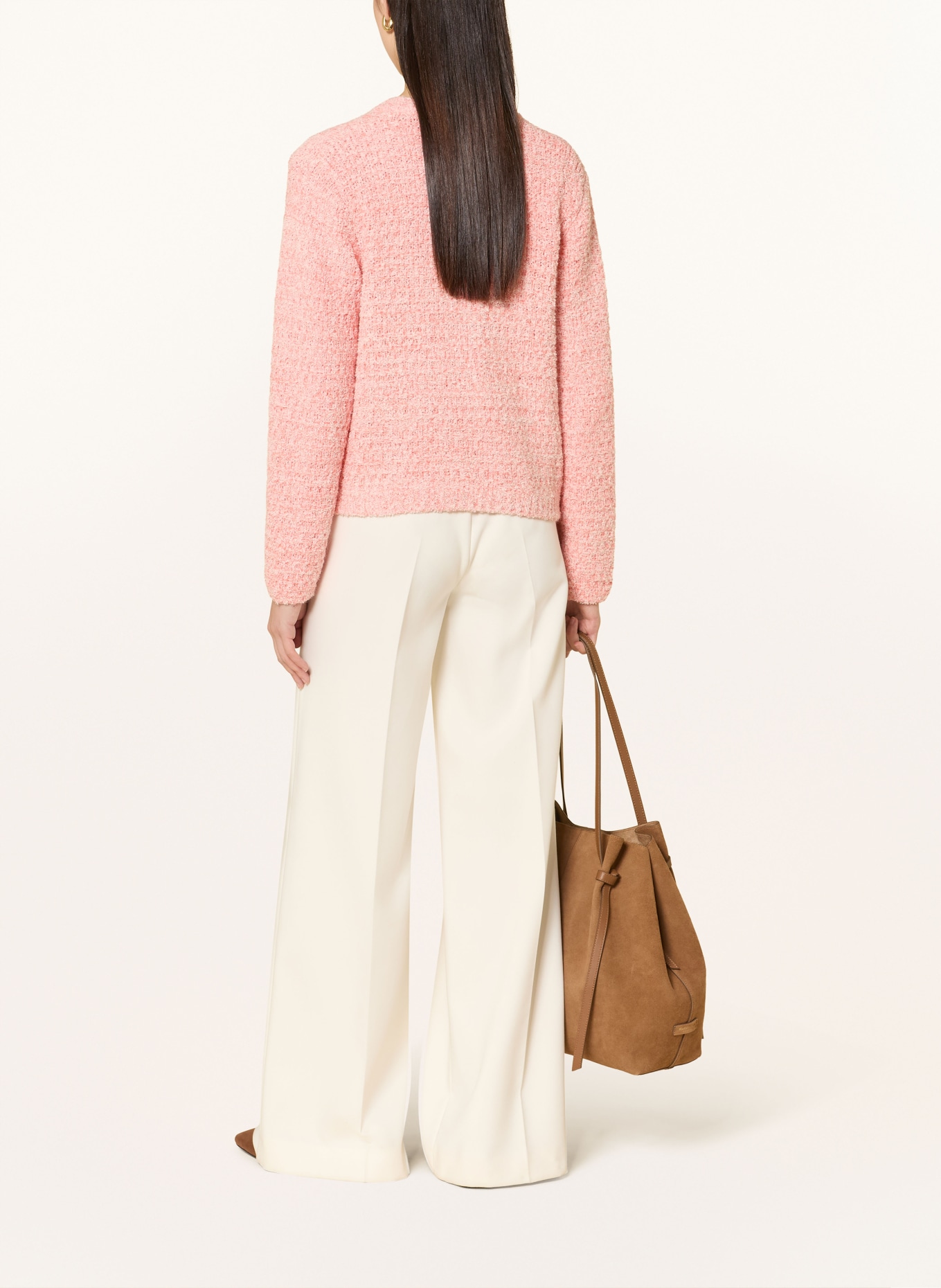 MAERZ MUENCHEN knitted cover: LIGHT RED / SALMON