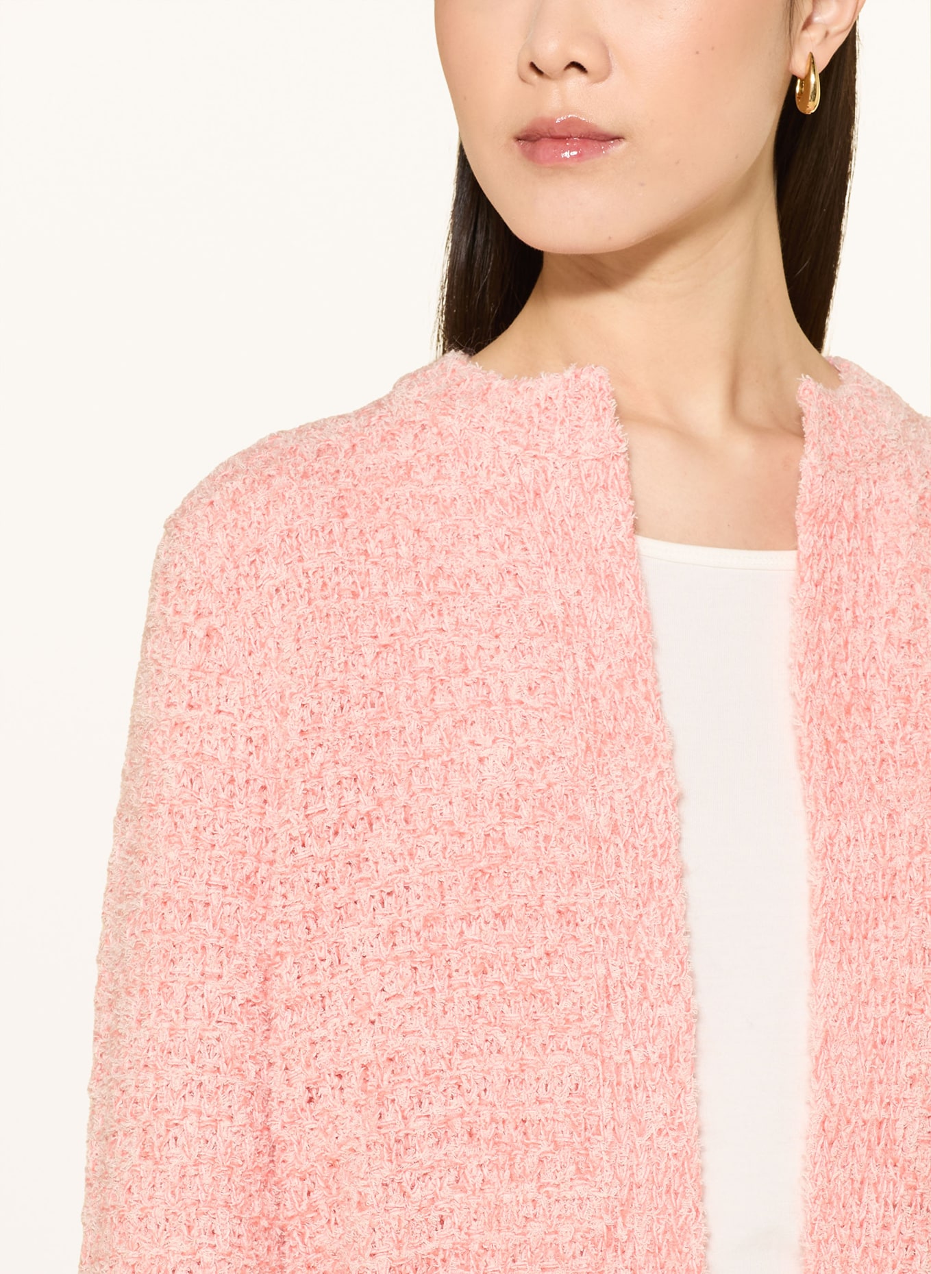MAERZ MUENCHEN knitted cover: LIGHT RED / SALMON
