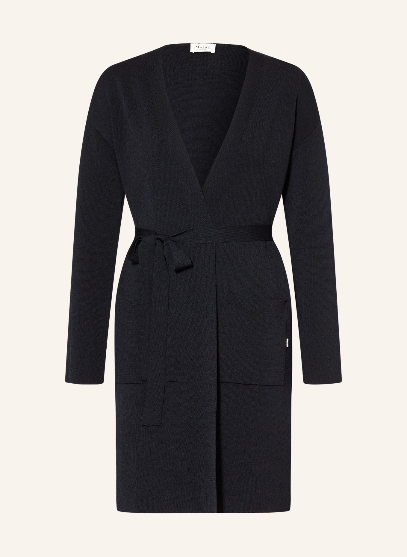 MAERZ MUENCHEN gebreide hoes: DONKERBLAUW