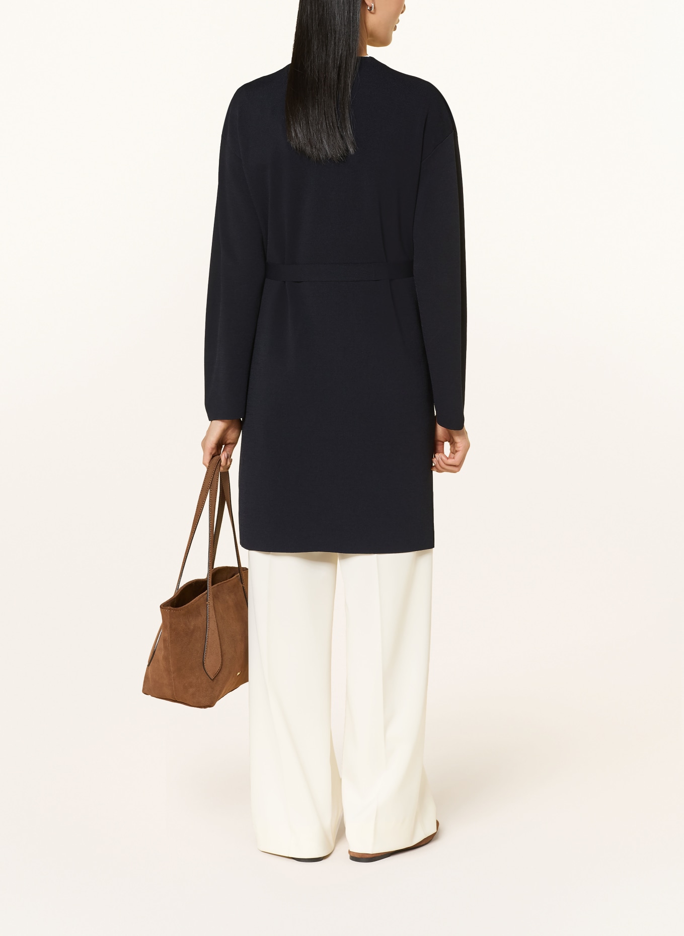 MAERZ MUENCHEN gebreide hoes: DONKERBLAUW