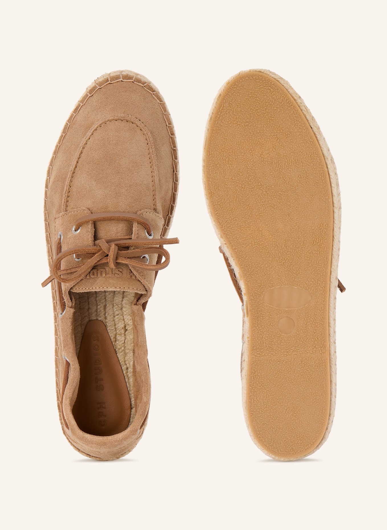 COPENHAGEN STUDIOS Espadrilles CPH840: LICHTBRUIN