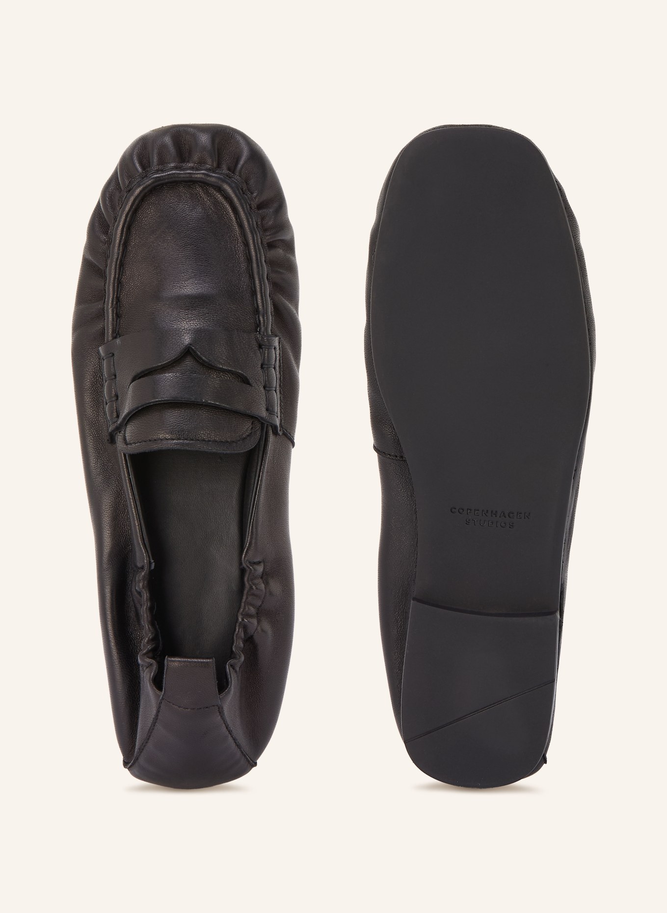 COPENHAGEN STUDIOS pennyloafer: ZWART