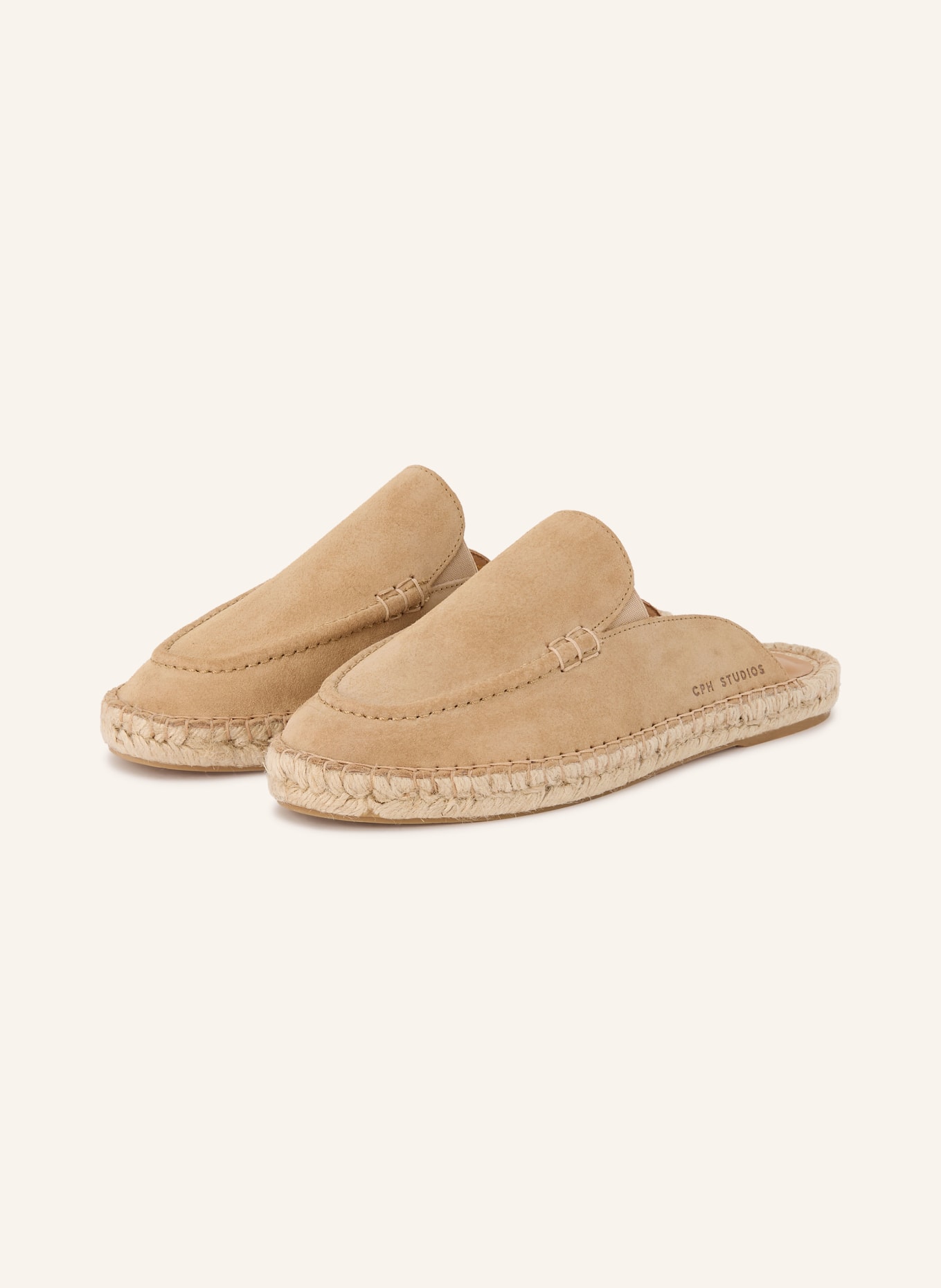 COPENHAGEN STUDIOS Espadrilles CPH842: LICHTBRUIN