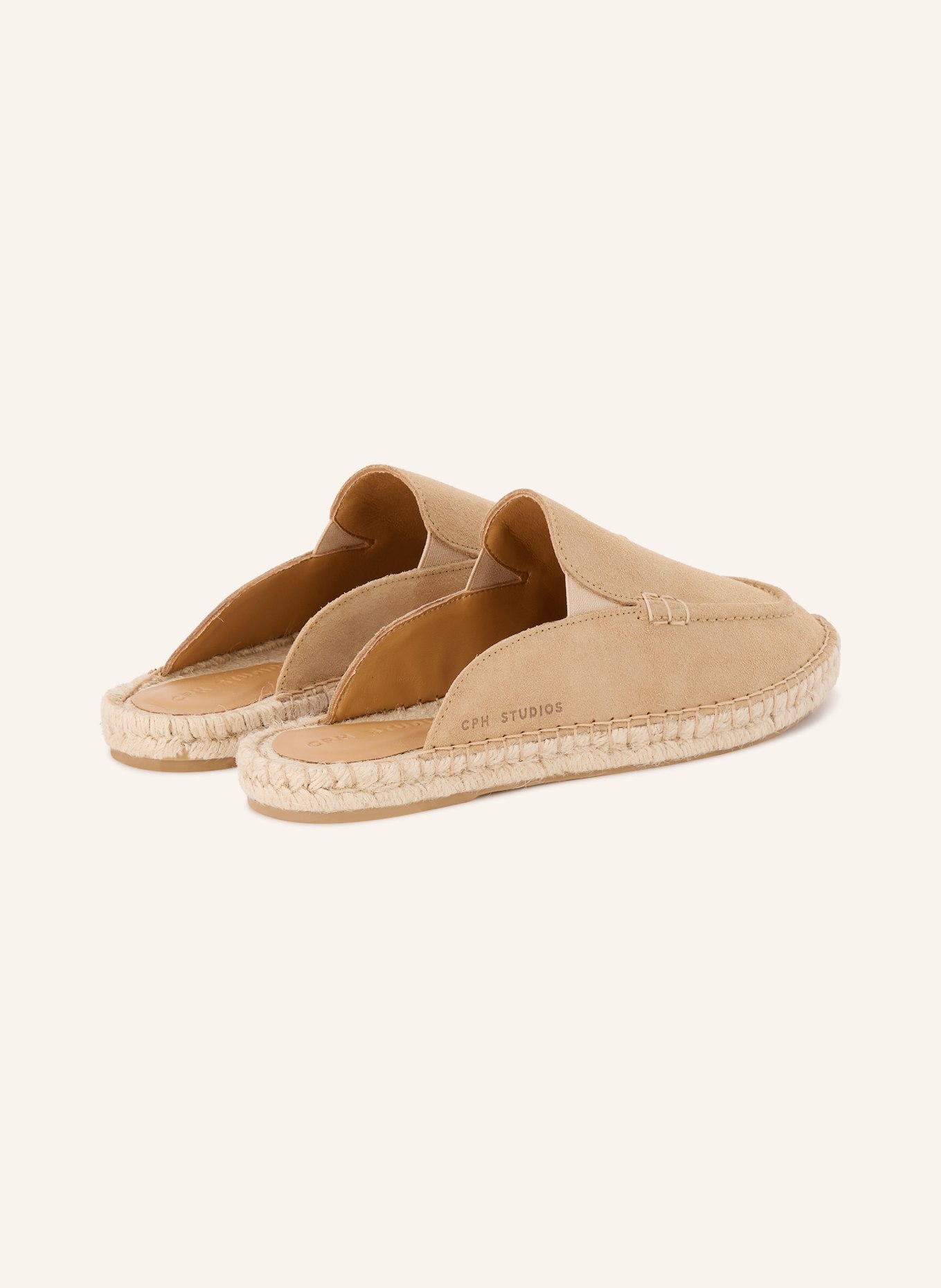 COPENHAGEN STUDIOS Espadrilles CPH842: LICHTBRUIN