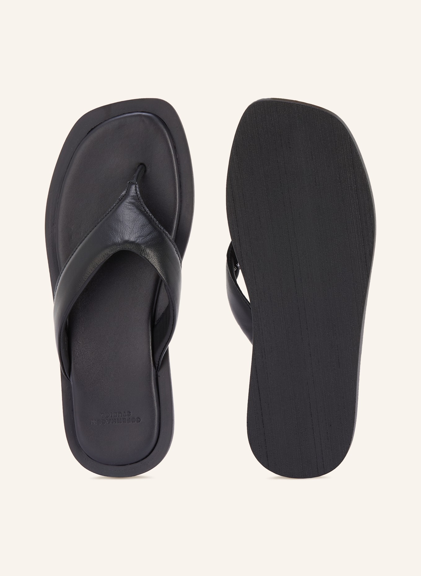 COPENHAGEN STUDIOS Prstové ponožky CPH791: ČERNÁ