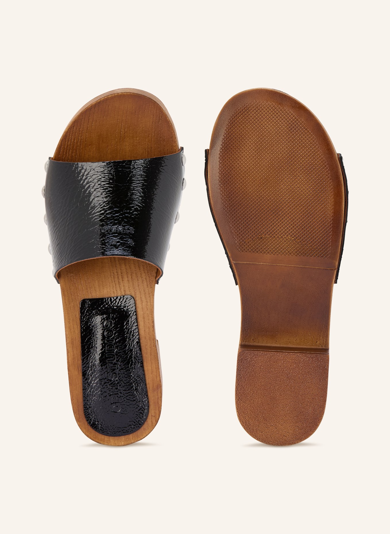 COPENHAGEN STUDIOS Mules CPH798: ZWART