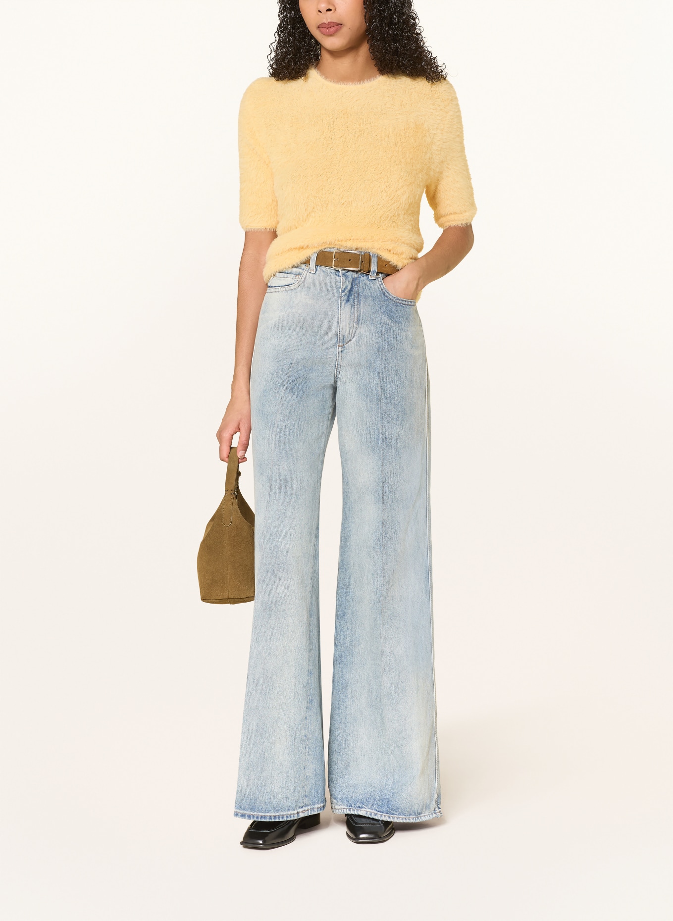 InWear T-shirt en maille MALAIW: JAUNE FONCÉ