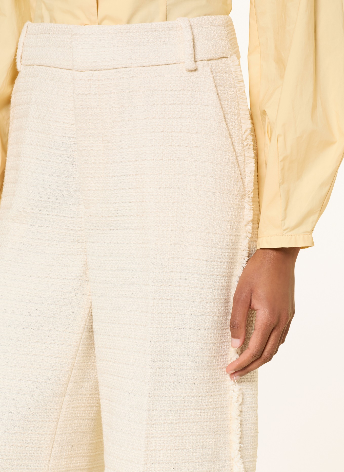 InWear Marlenehose CHEYANNEIW aus Tweed: ECRU