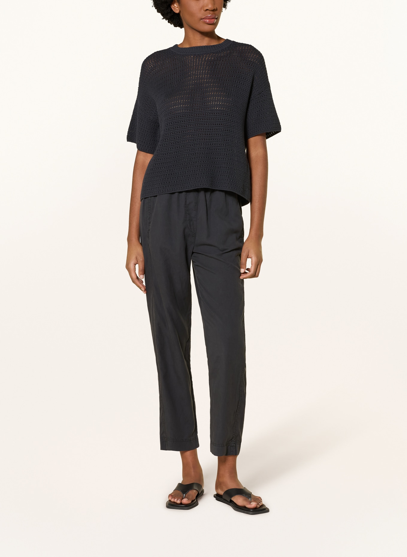 Juvia Strickshirt VINETA: DUNKELBLAU