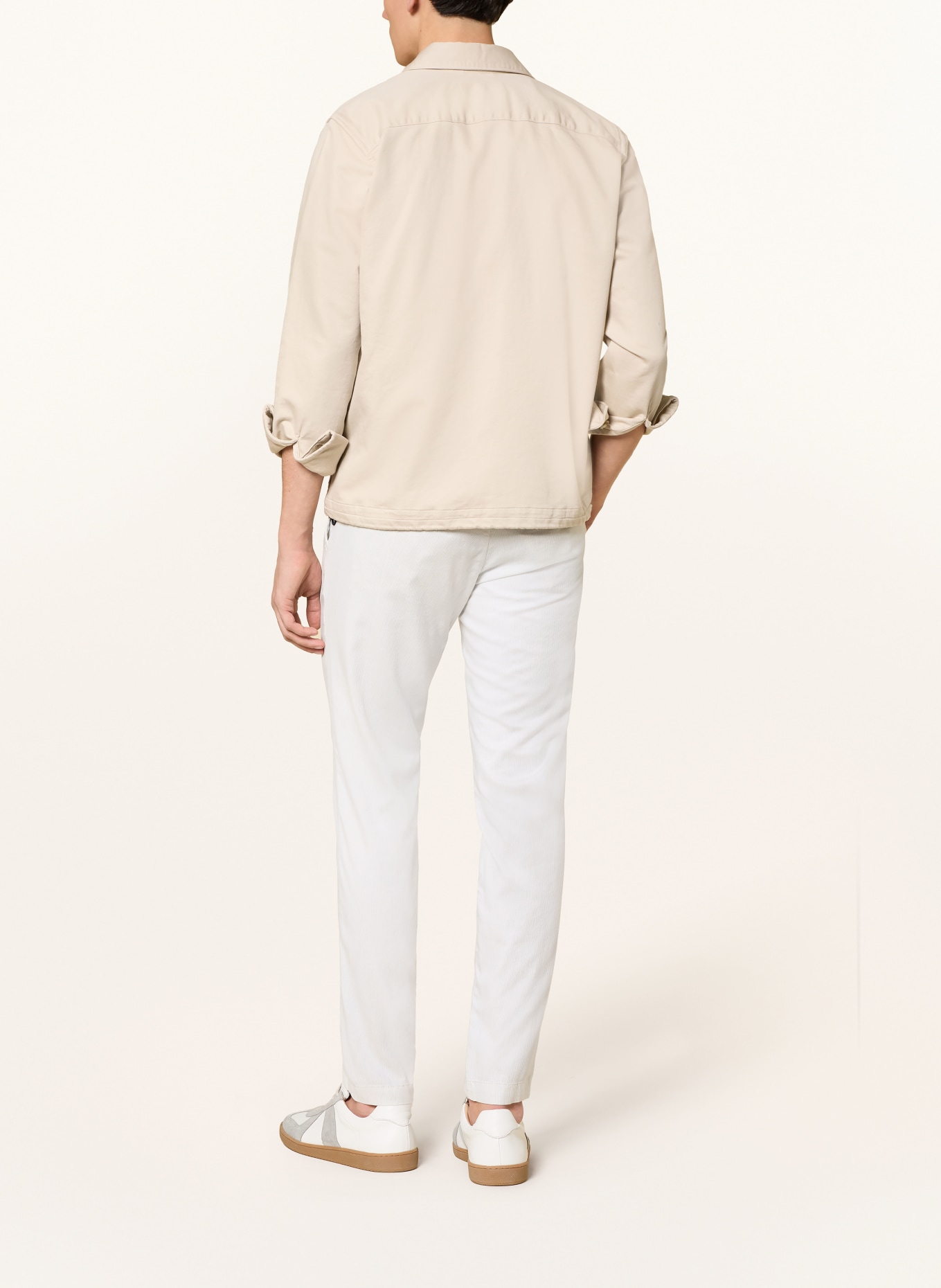 ALBERTO Chino JUMP Slim Fit: CREME / HELLBLAU