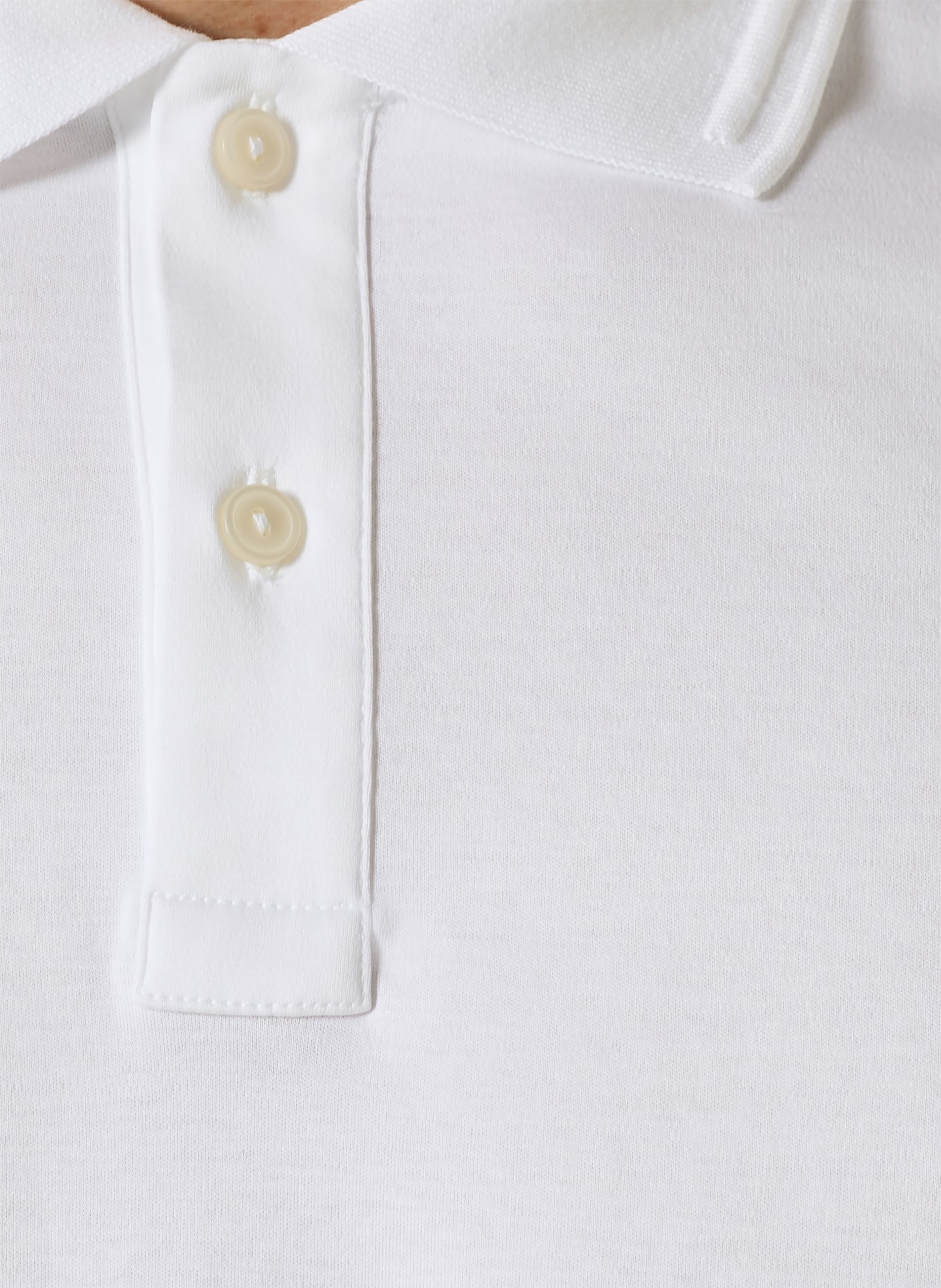 ETON Polo en jersey: BLANC