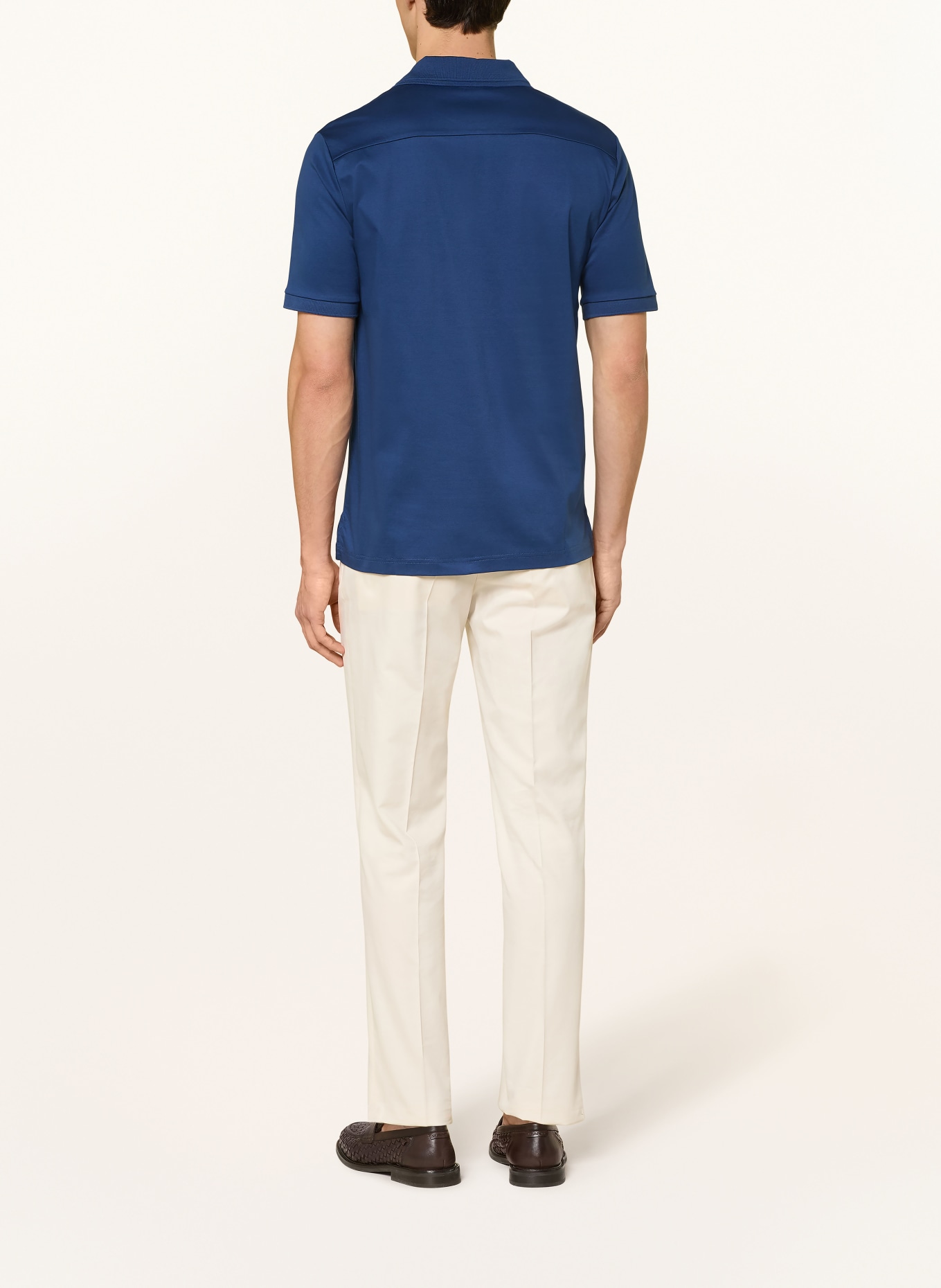 ETON Polo en jersey: BLEU