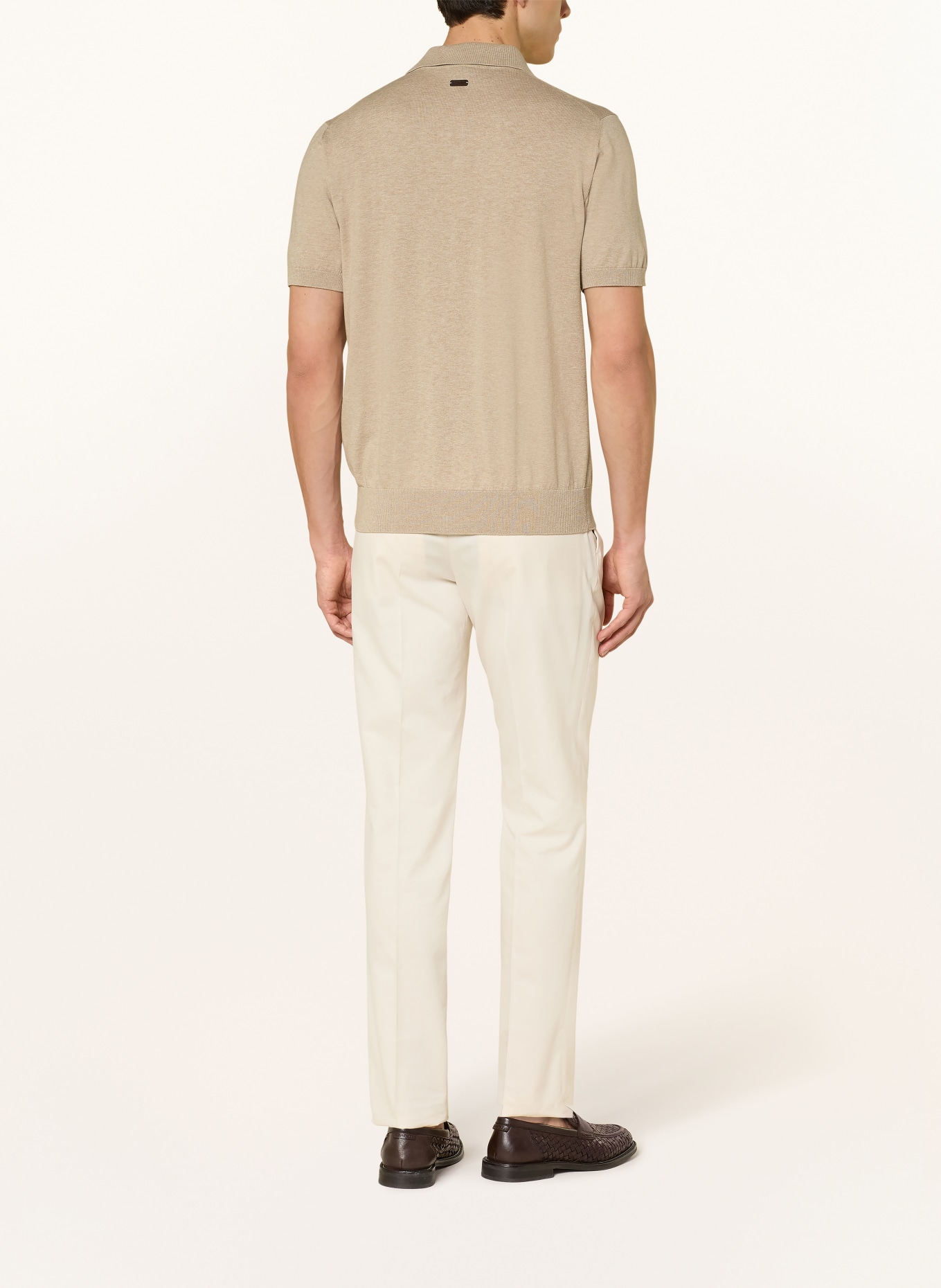 ETON Chemise en maille Slim Fit: CHAMEAU