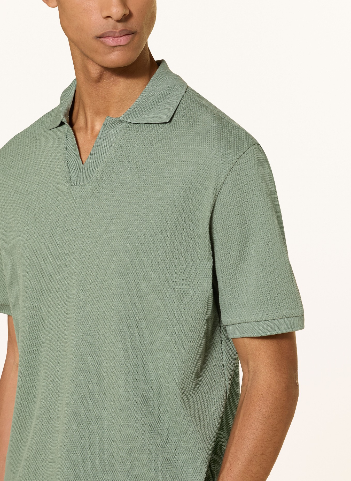 ETON Piqué-Poloshirt: GRÜN