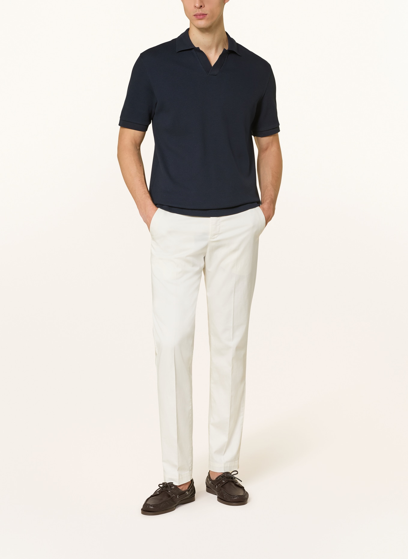 ETON Polo piqué: BLEU FONCÉ