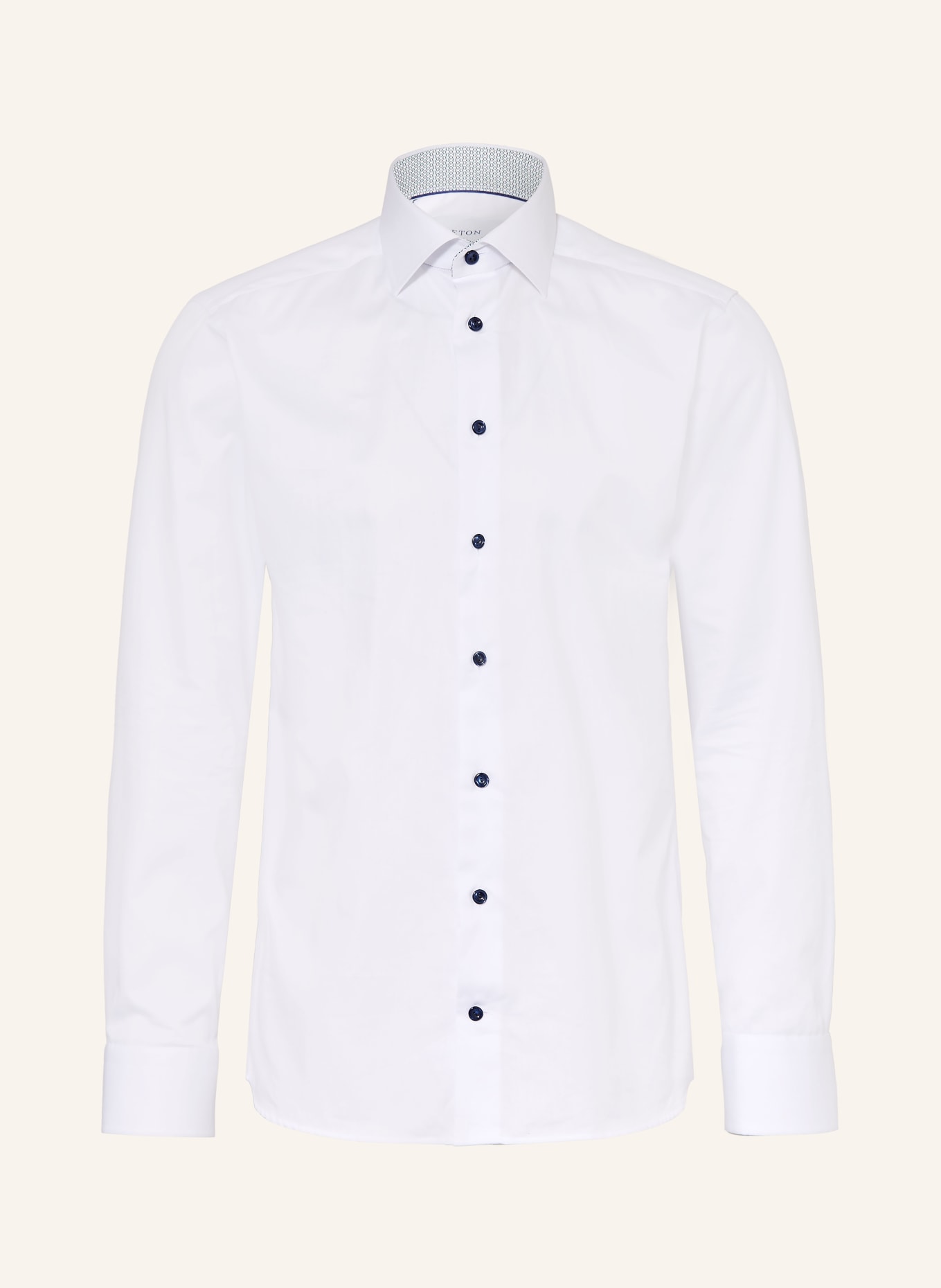 ETON Chemise Slim Fit: BLANC