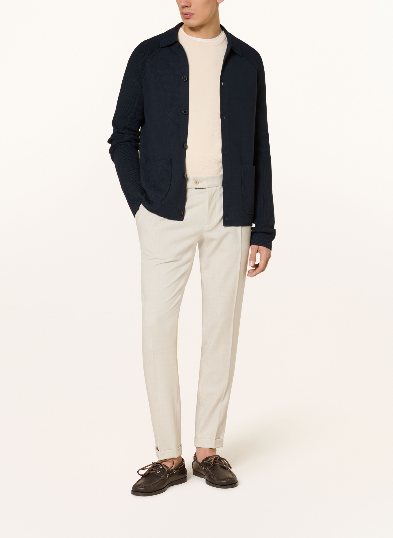 ALBERTO Chino BARISTA Tapered Fit: CREME