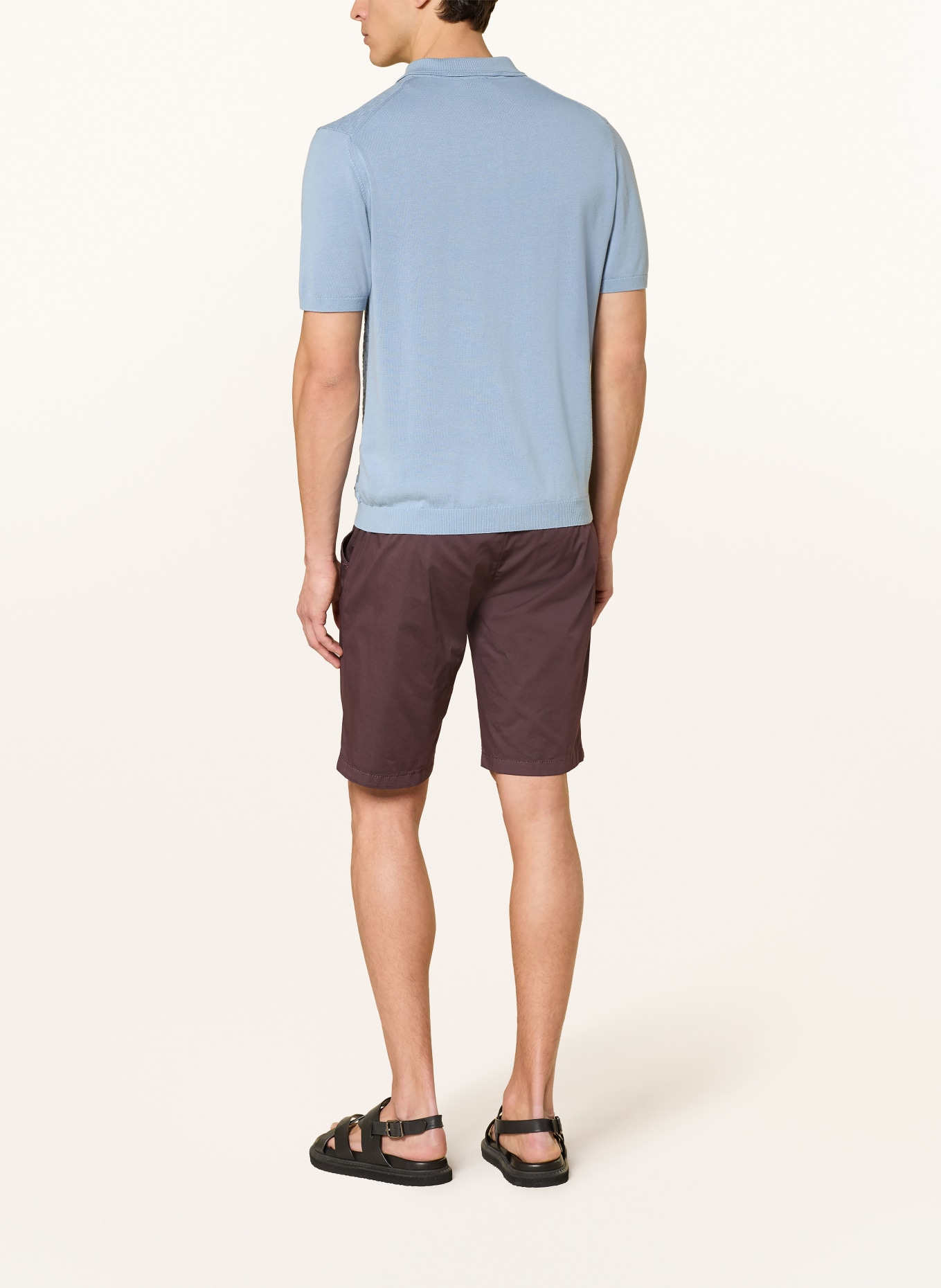 ALBERTO JUMP-K shorts: DARK RED