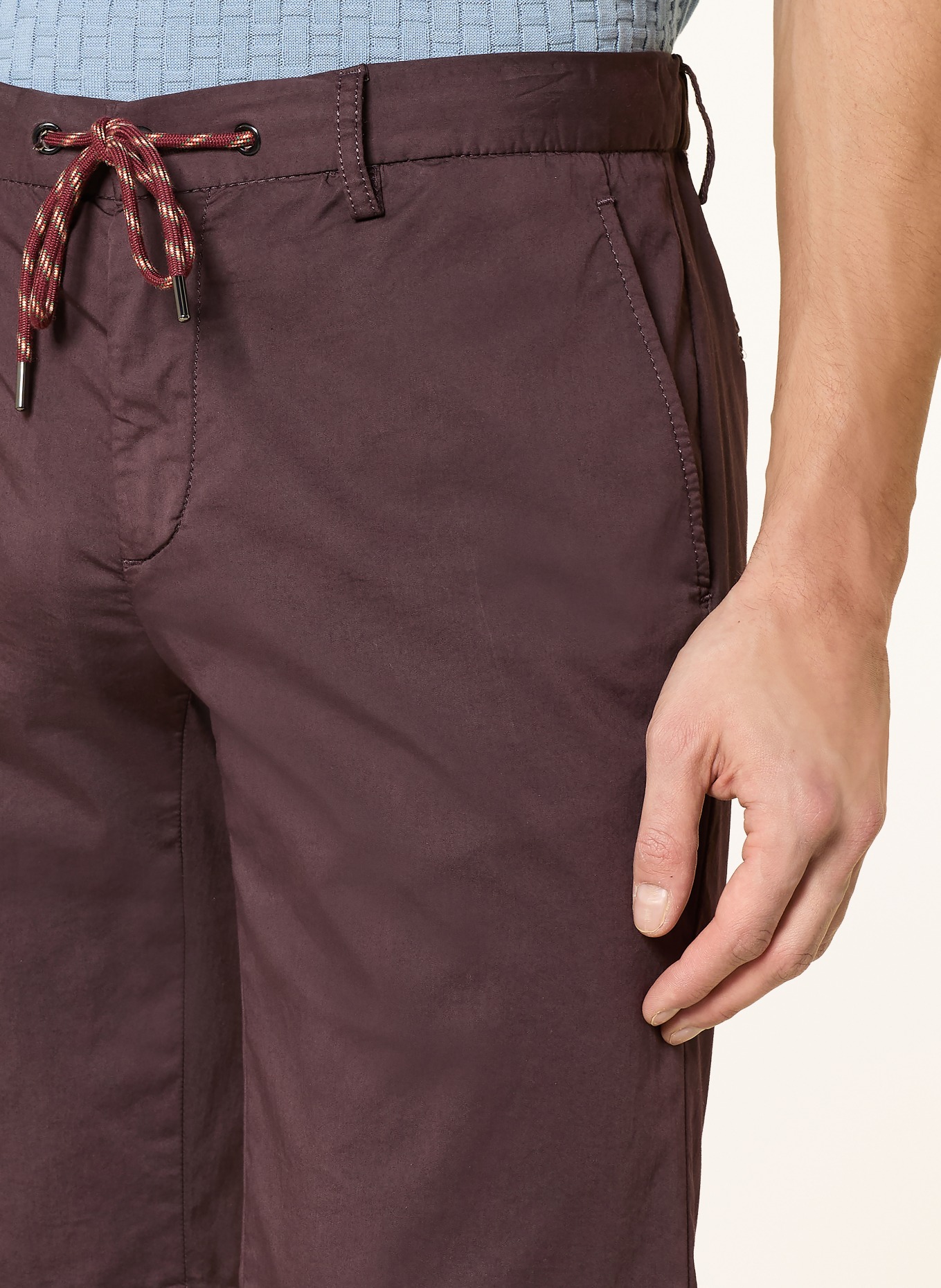 ALBERTO JUMP-K shorts: DARK RED