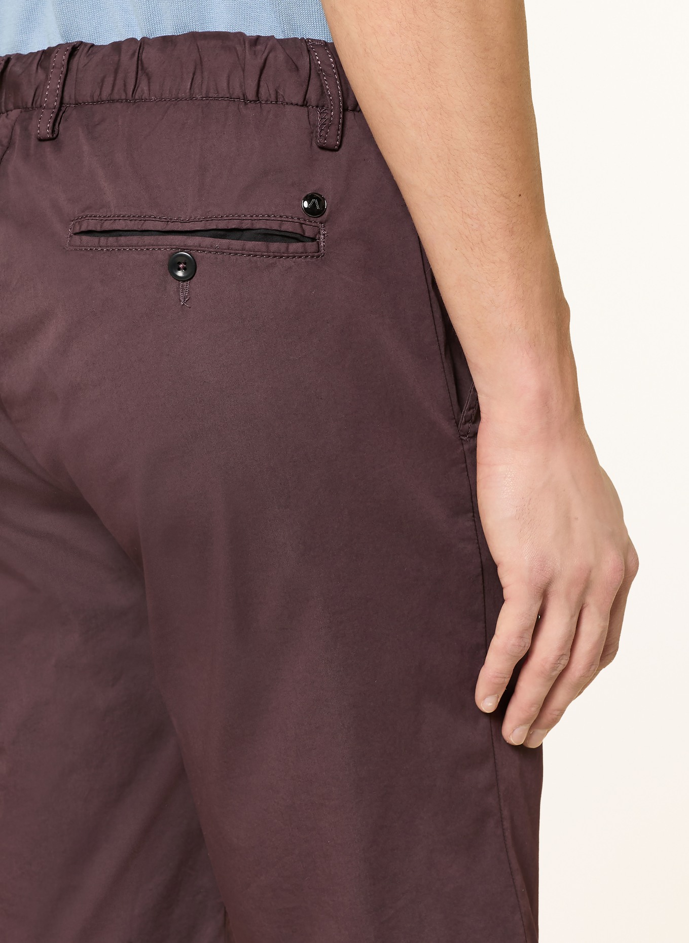 ALBERTO JUMP-K shorts: DARK RED