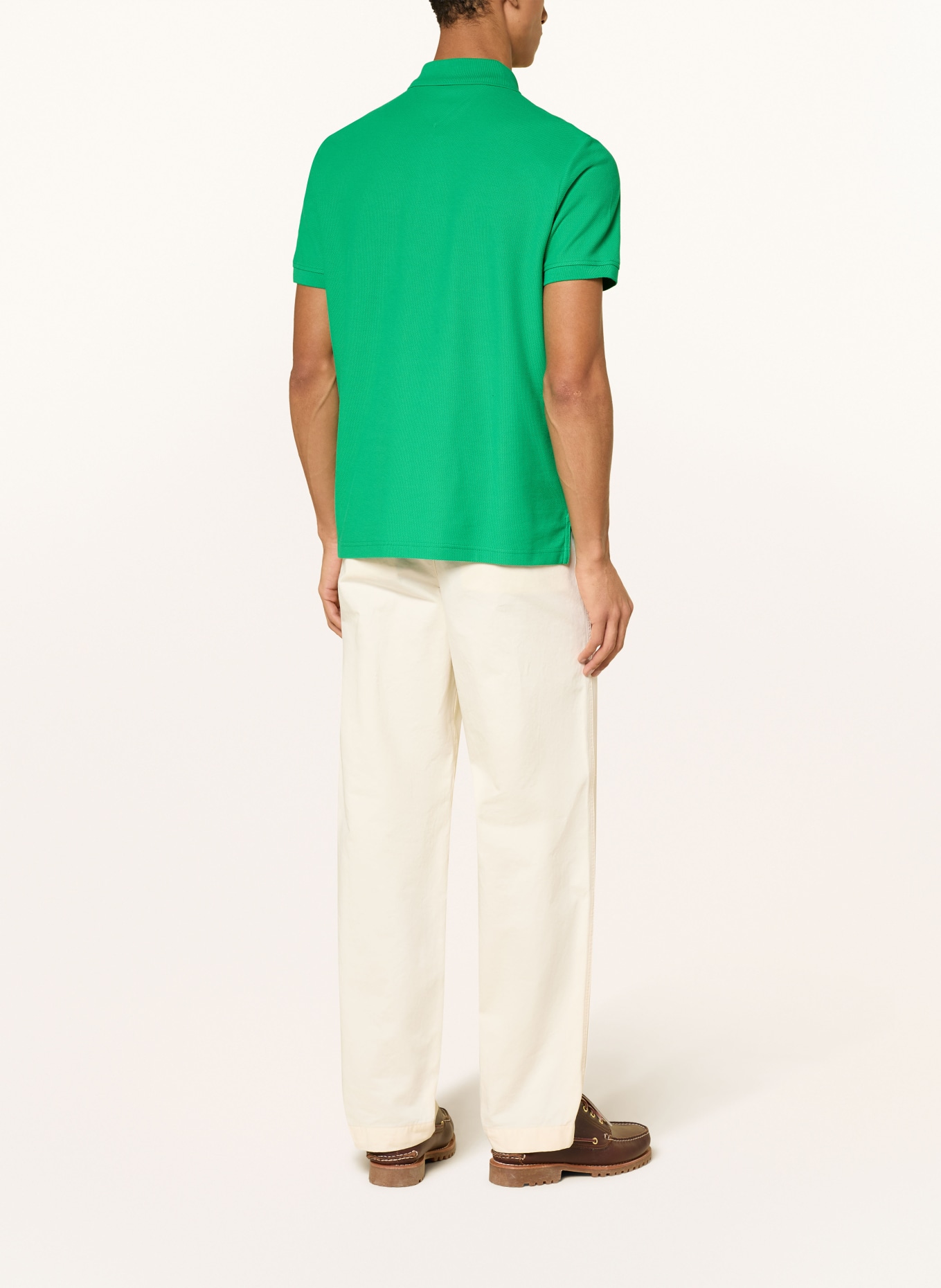 TOMMY HILFIGER Piqué-Poloshirt Regular Fit: GRÜN