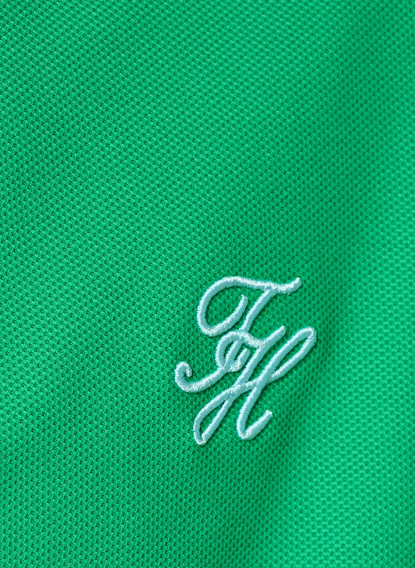 TOMMY HILFIGER Piqué-Poloshirt Regular Fit: GRÜN