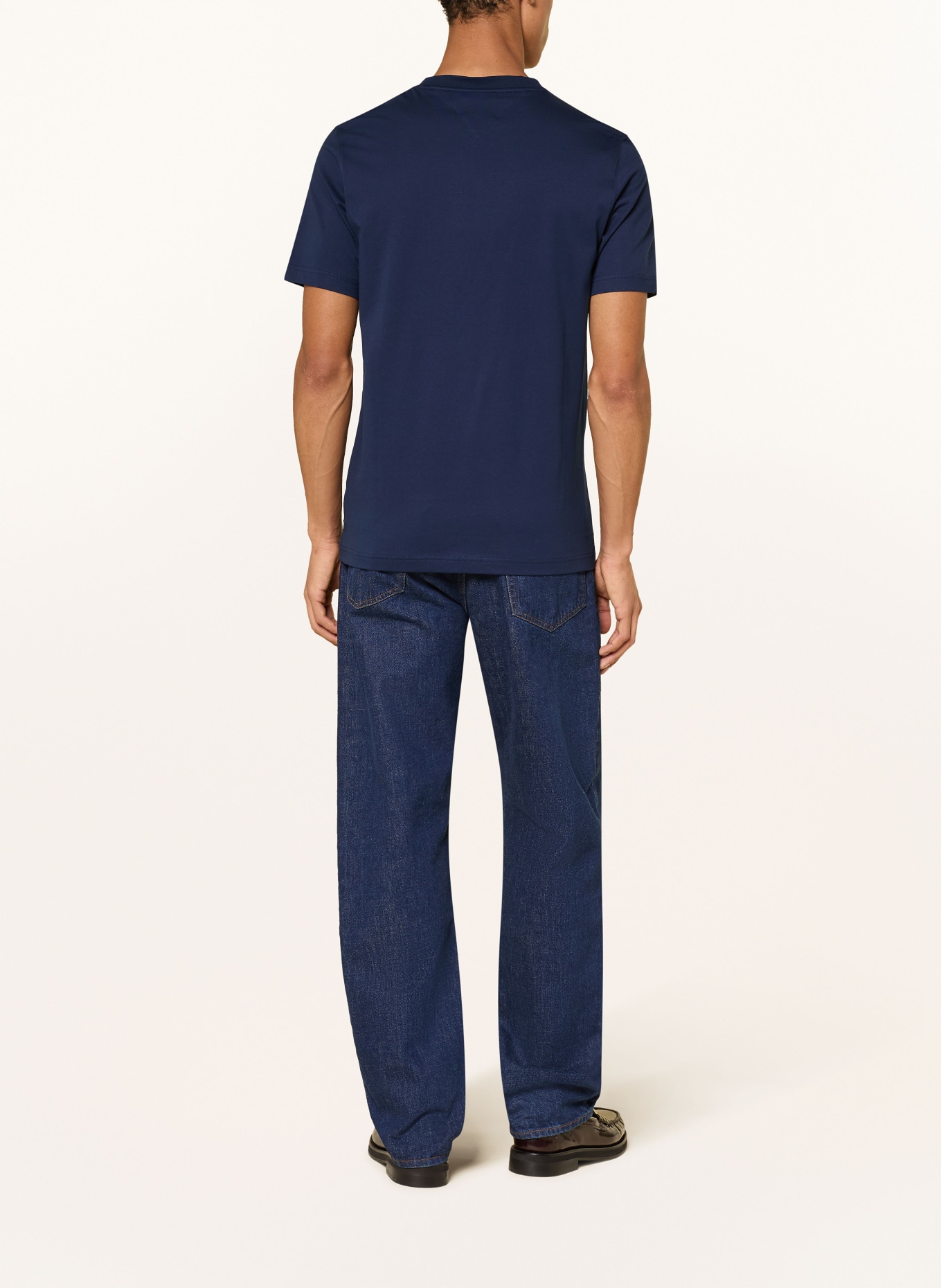 TOMMY HILFIGER Tričko: TMAVĚ MODRÁ