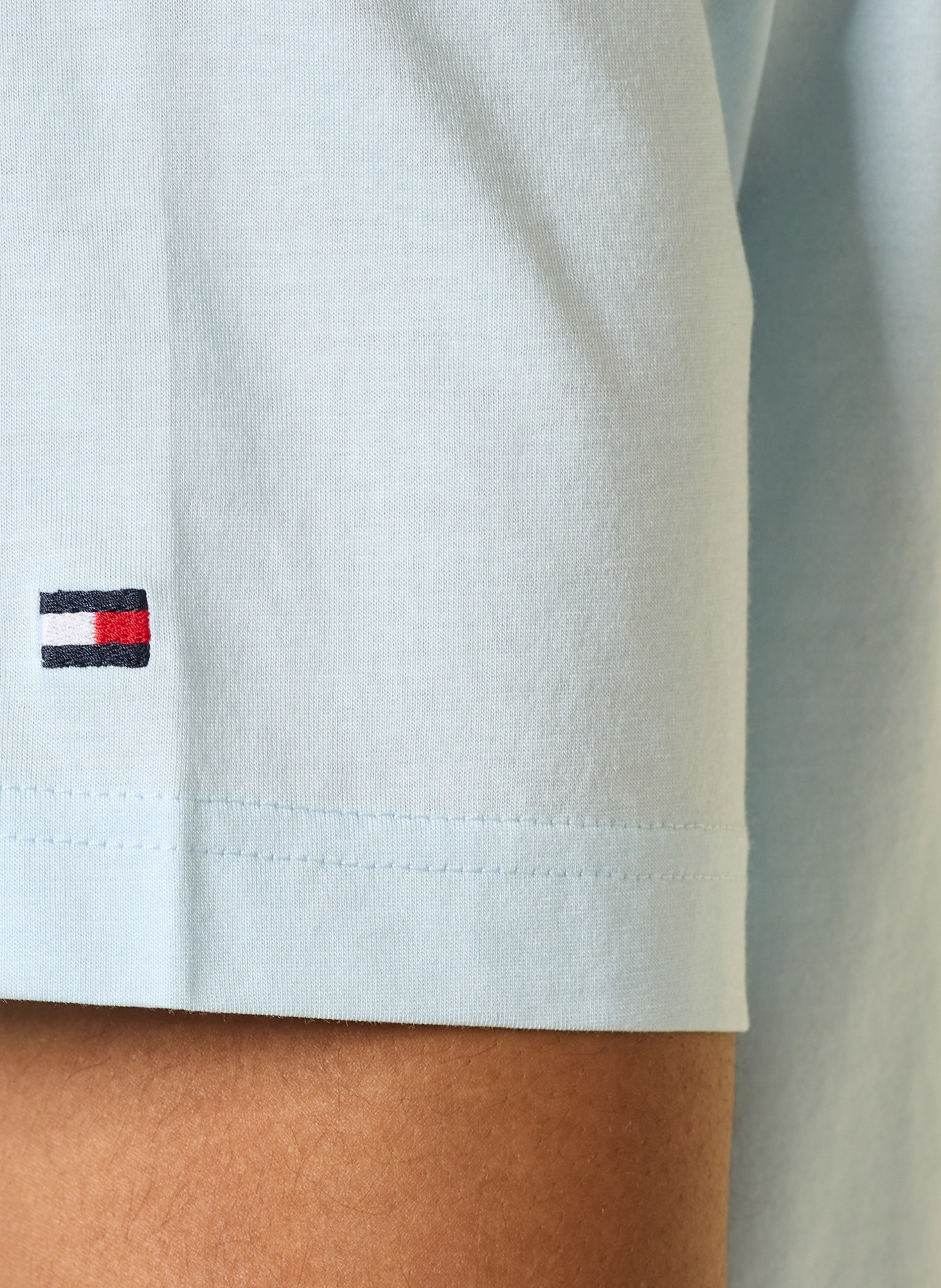 TOMMY HILFIGER Tričko: TMAVĚ MODRÁ