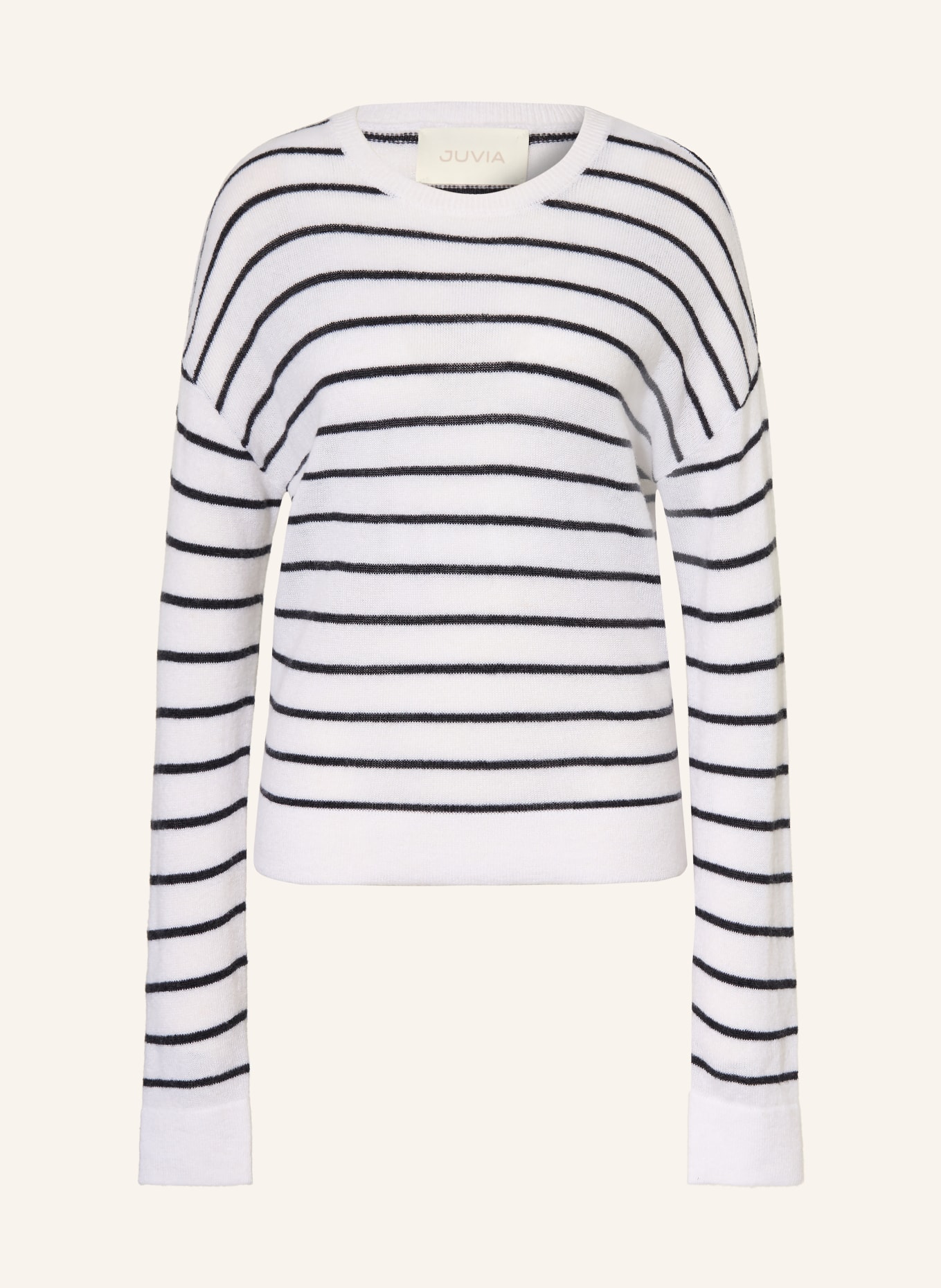 Juvia Pullover SHANIA: WEISS / SCHWARZ