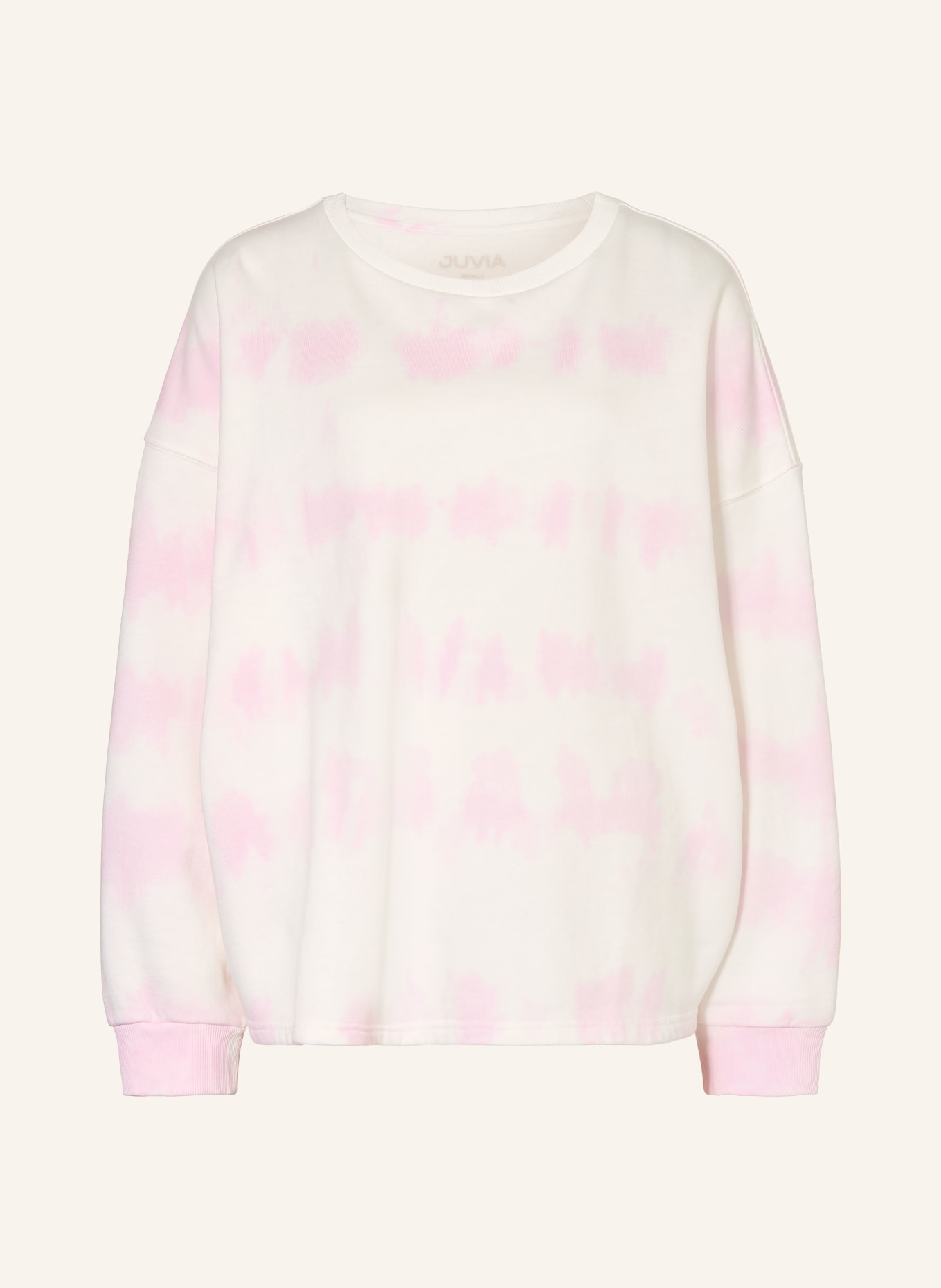 Juvia Sweatshirt: WEISS / HELLROSA