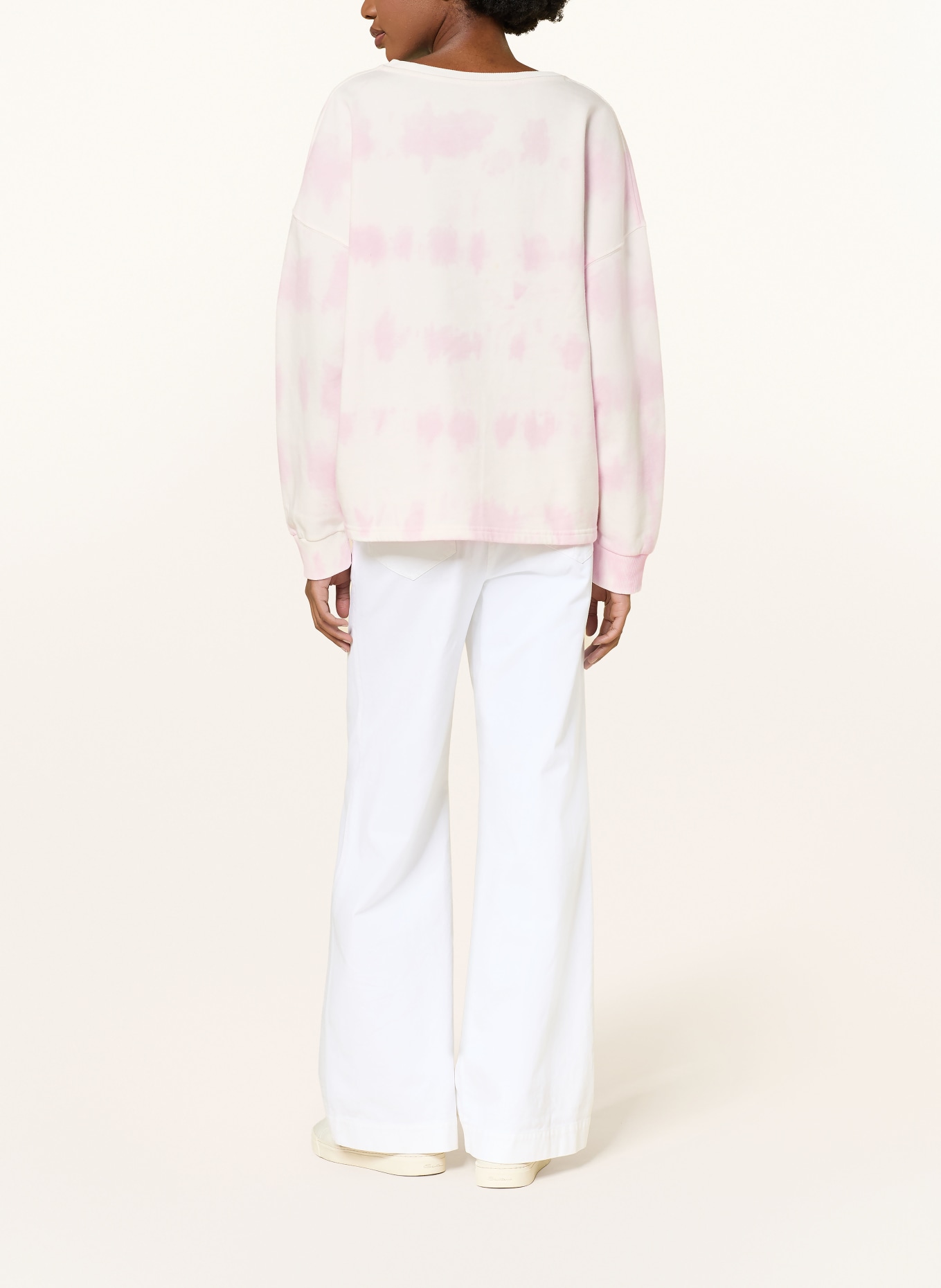 Juvia Sweatshirt: WEISS / HELLROSA