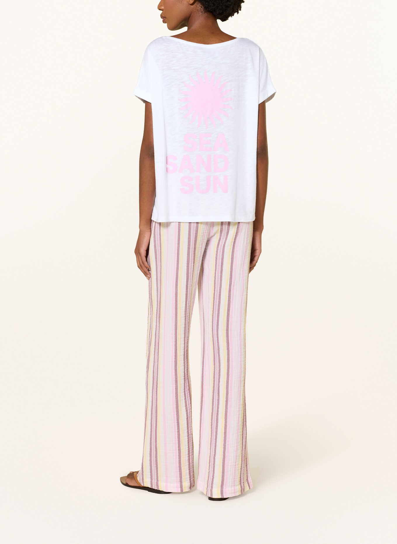 Juvia T-Shirt LUCA: WEISS / ROSÉ