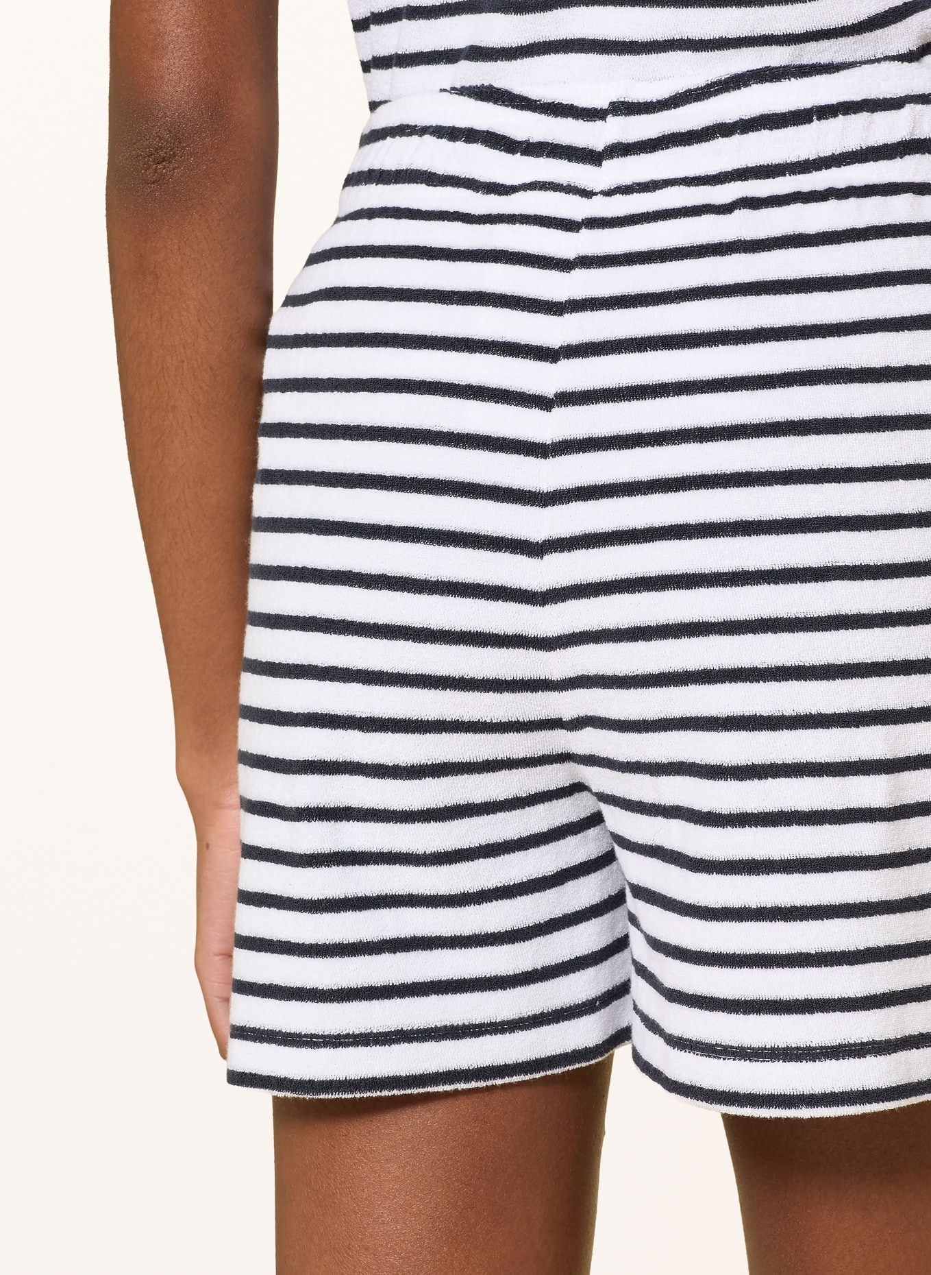 Juvia Frotteeshorts PHILLYS: DUNKELBLAU / WEISS