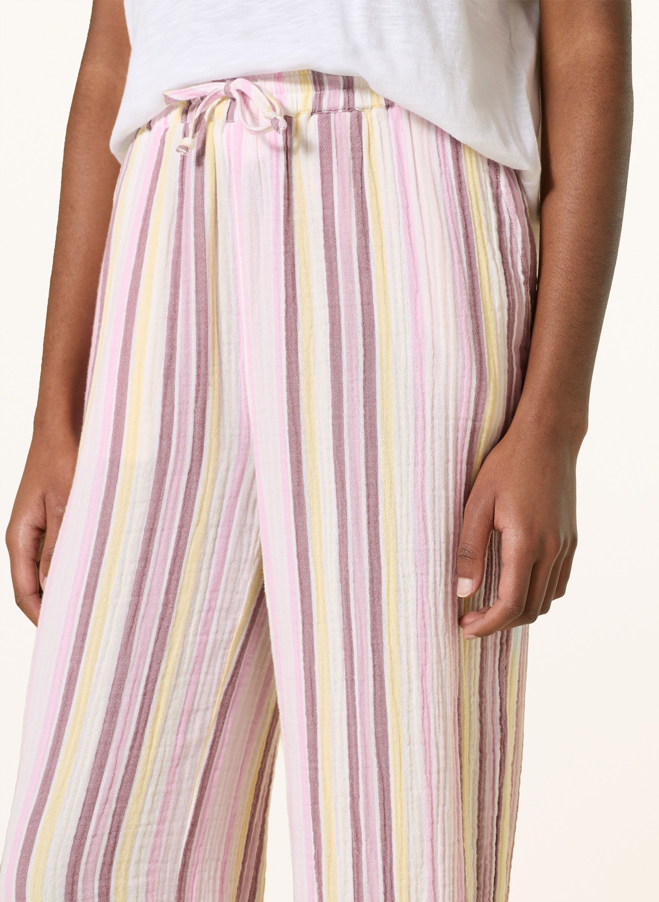 Juvia Marlenehose MARLEN: PINK / BRAUN / GELB