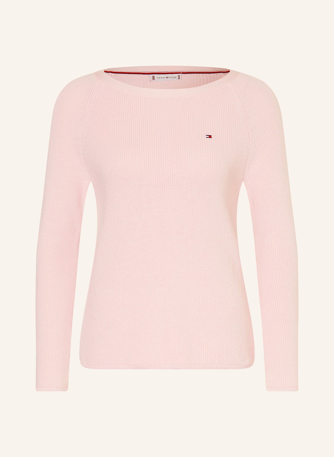 TOMMY HILFIGER Knitted sweater: LIGHT PINK
