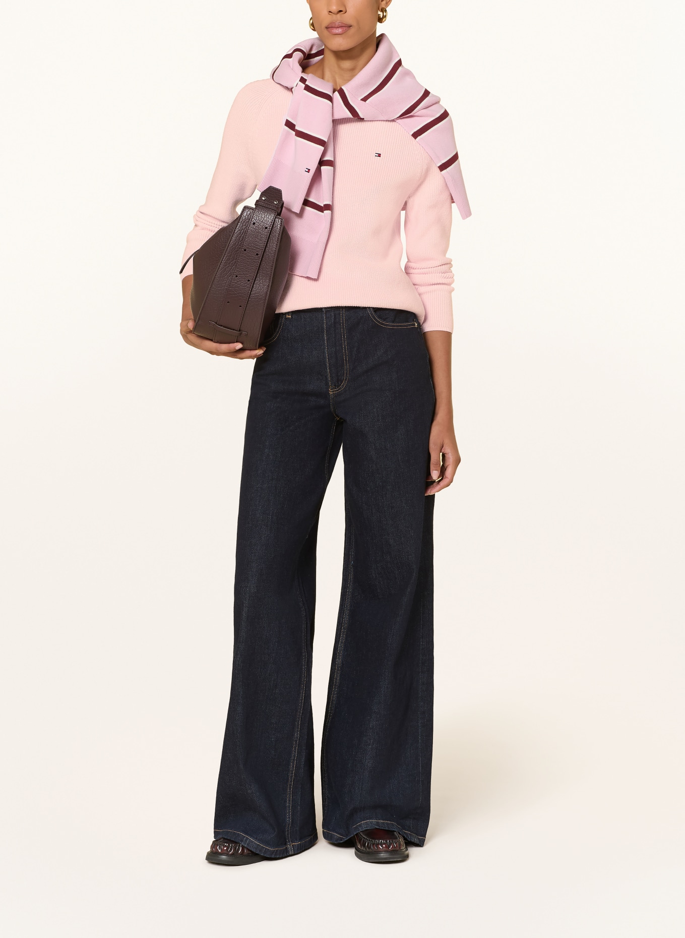 TOMMY HILFIGER Knitted sweater: LIGHT PINK