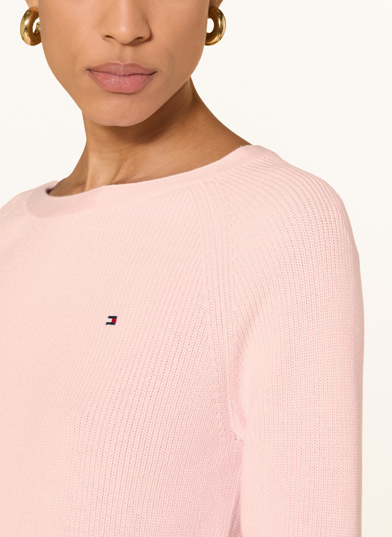 TOMMY HILFIGER Knitted sweater: LIGHT PINK