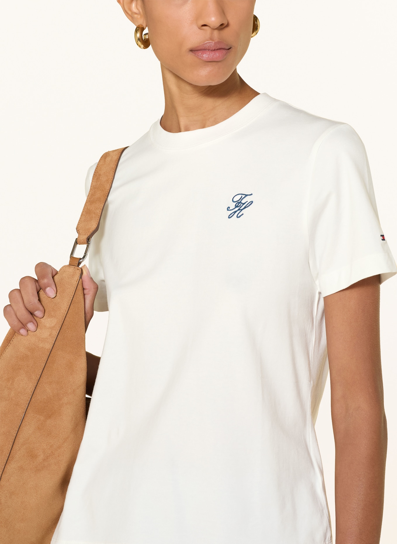 TOMMY HILFIGER T-shirt: WHITE