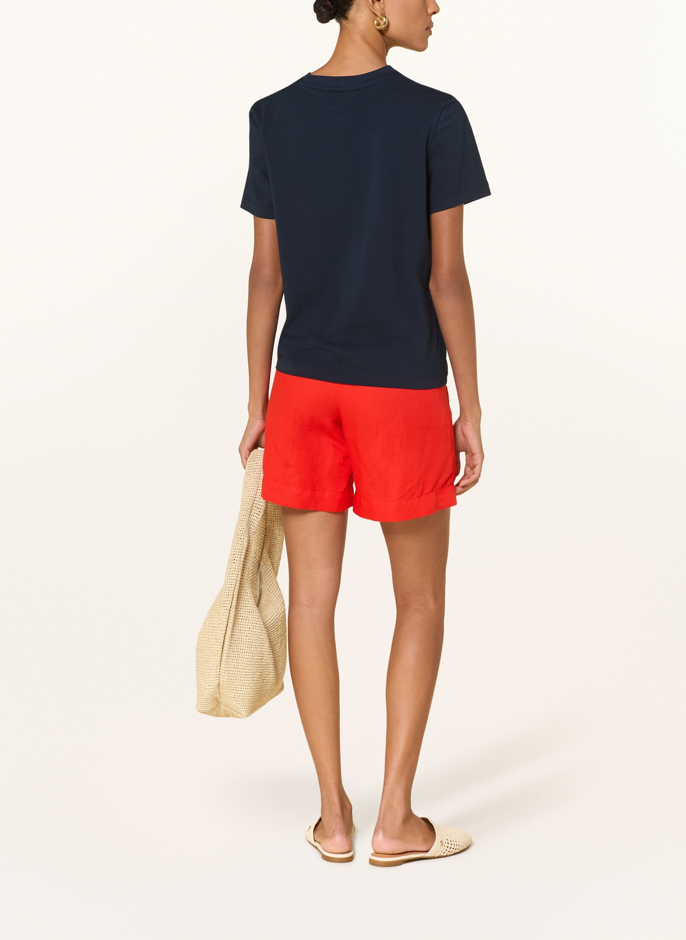 TOMMY HILFIGER T-shirt: DONKERBLAUW