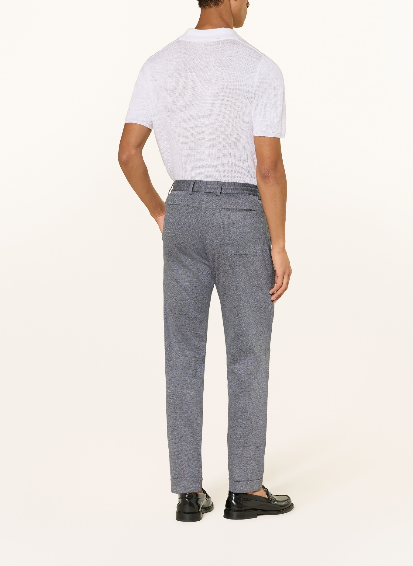 BALDESSARINI Pantalon met extra slanke pasvorm in joggingstijl: 6300 NIGHT SKY