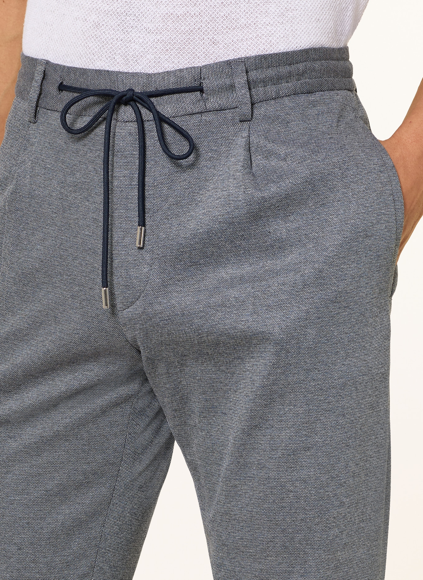 BALDESSARINI Pantalon met extra slanke pasvorm in joggingstijl: 6300 NIGHT SKY