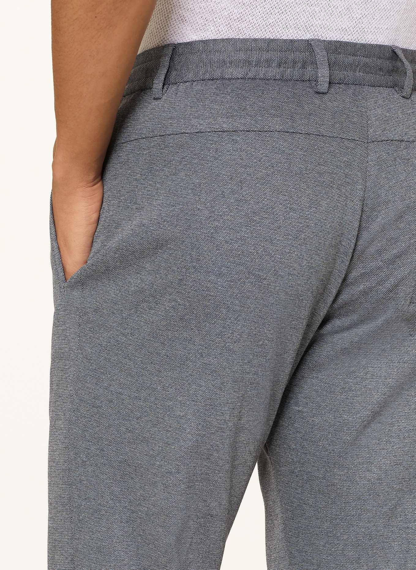 BALDESSARINI Pantalon met extra slanke pasvorm in joggingstijl: 6300 NIGHT SKY
