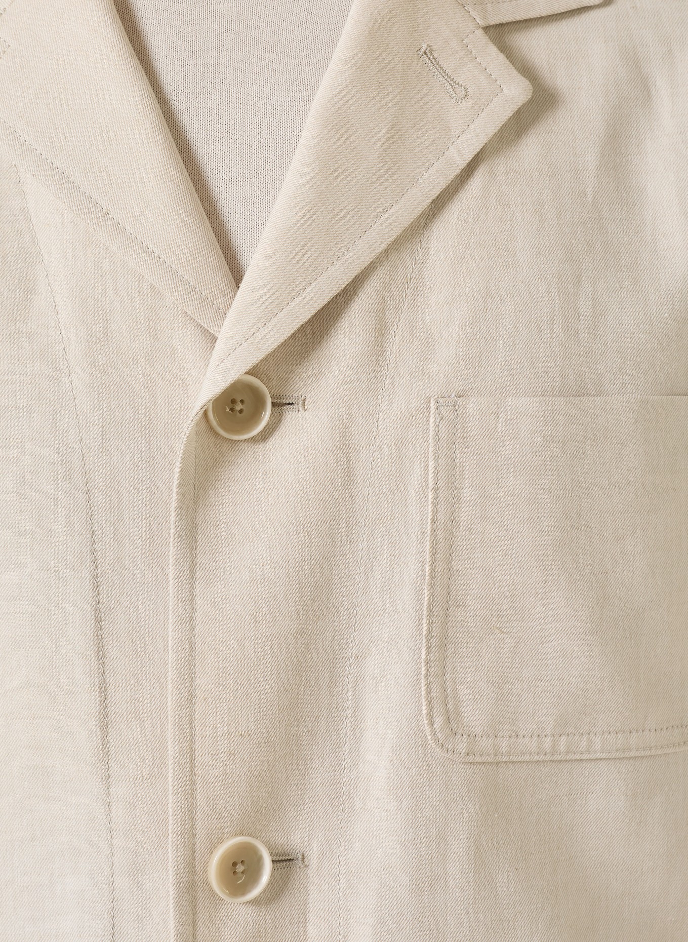 BALDESSARINI colbert met normale pasvorm van linnen: 1209 Silver Cloud