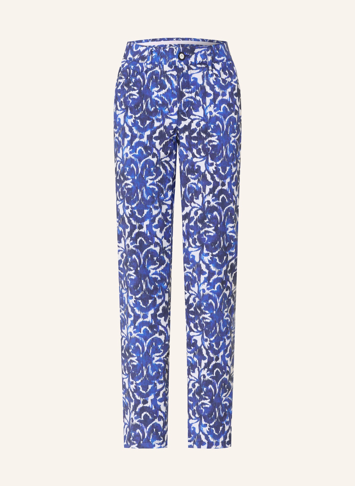 ALBERTO Golfbroek JANA: DONKERBLAUW / WIT