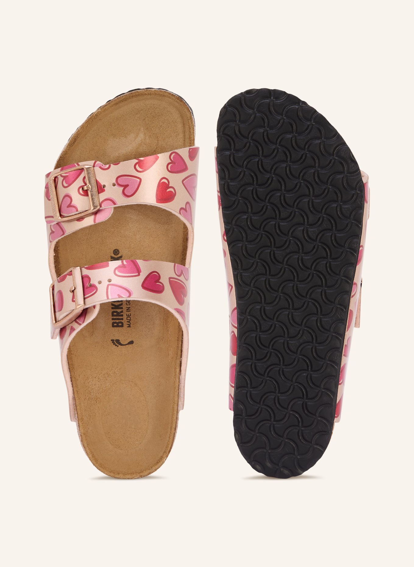 BIRKENSTOCK Pantoletten ARIZONA: ROSÉ / ROSÉGOLD / PINK
