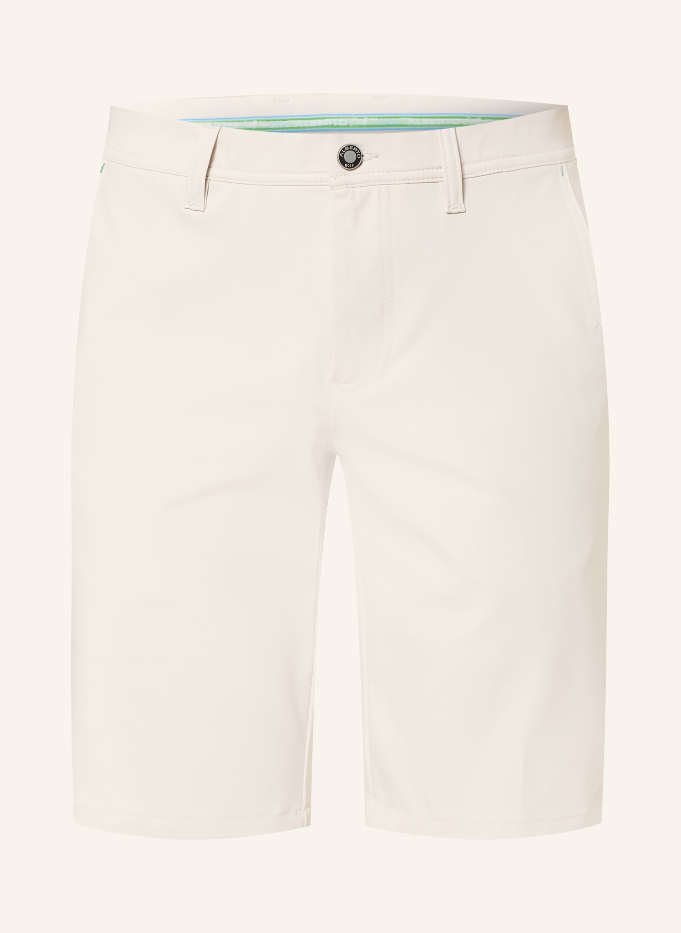 ALBERTO EARNIE golf shorts: CREAM